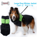 Preços de fábrica de alta qualidade grande cão acolhedor zip-up cão casaco de inverno quente pet colete de cachorro roupas